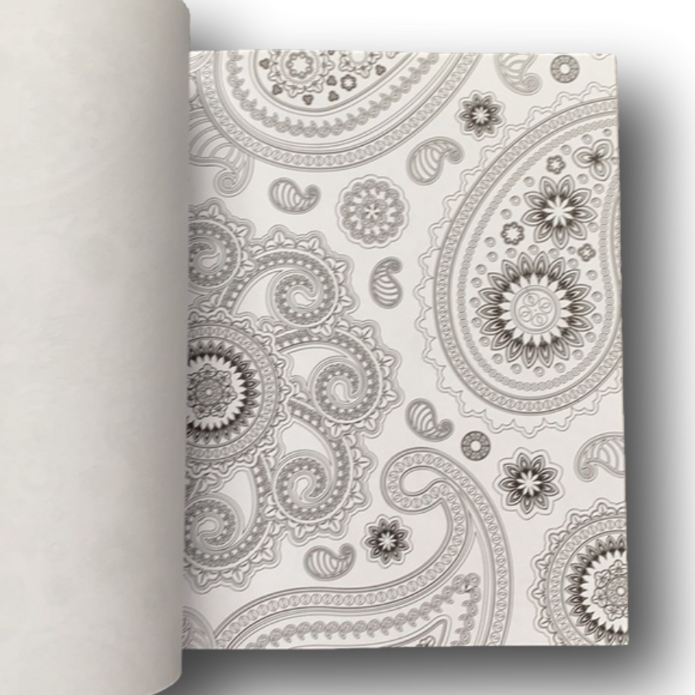 Stress Less Adult Coloring Book - Paisley Patterns - Brand New - Picture 7 of 9